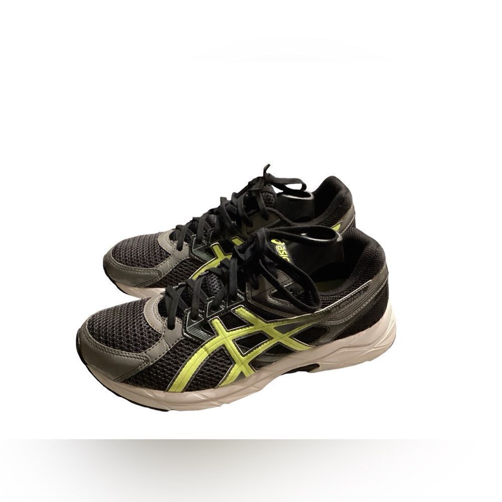 ASICS Gel Contend 3 - Men’s Running Shoes - Gray Black Yellow #T5F4N - Size 8.5